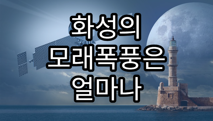 화성의 모래폭풍은 얼마나 강할까?